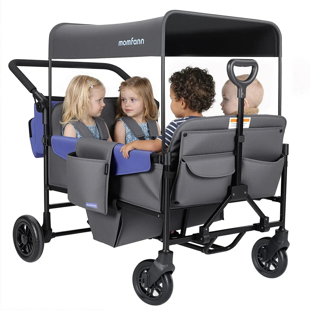 Momfann 2-Seater All-Terrain Stroller Wagon for Kids