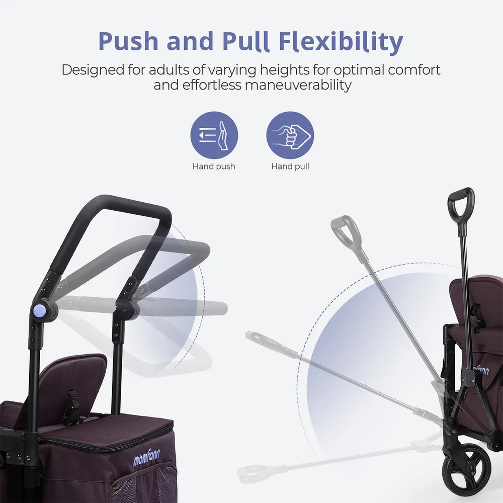 Momfann 2-Seater All-Terrain Stroller Wagon for Kids