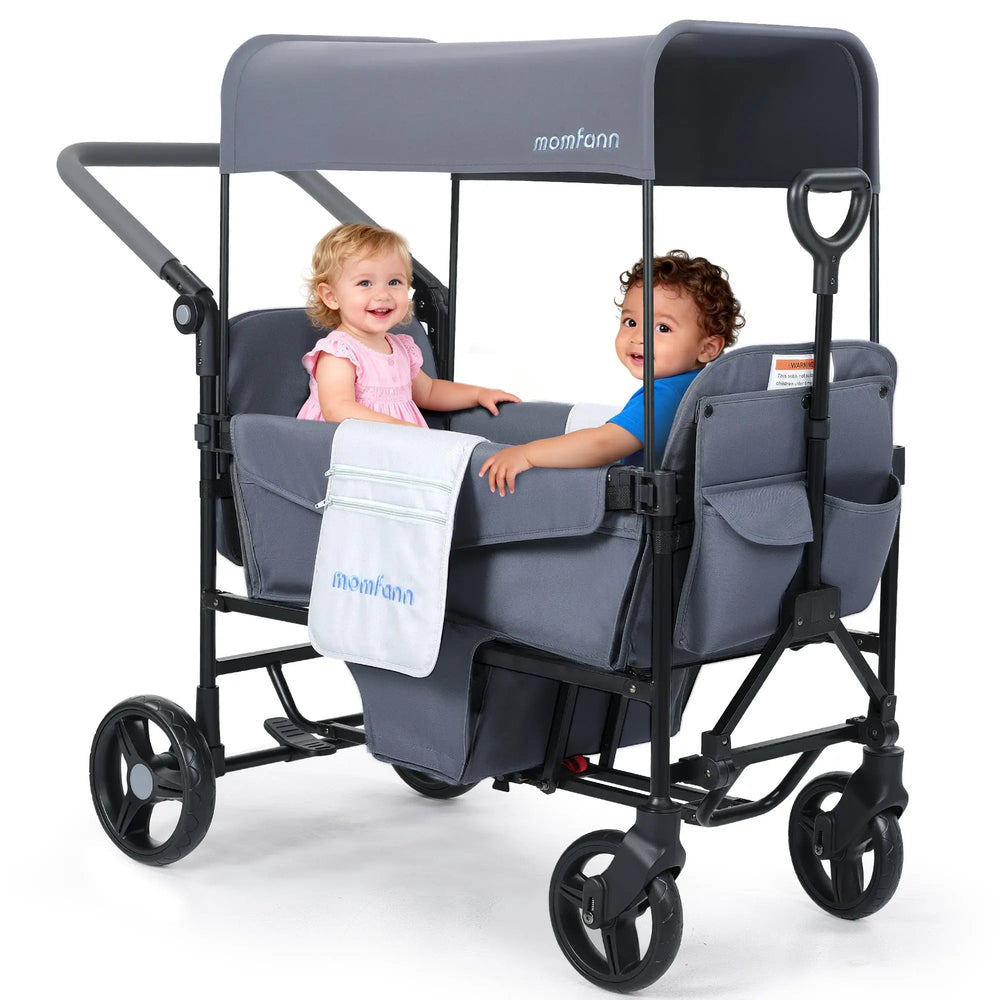 Momfann 2-Seater All-Terrain Stroller Wagon for Kids