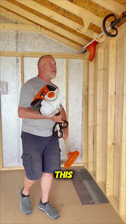 Ceiling Mounted Weed Wacker Hooks