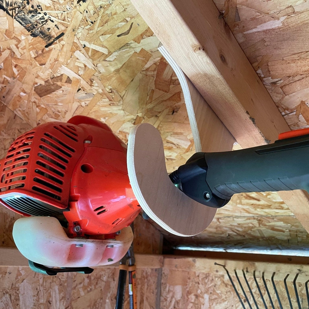 Ceiling Mounted Weed Wacker Hooks